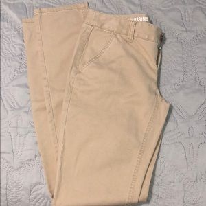 Juniors slim skinny khaki pants